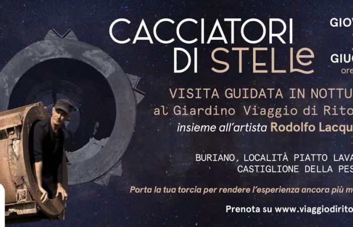 Grosseto, chasse aux étoiles et histoires fantastiques au Giardino Viaggio di Ritorno