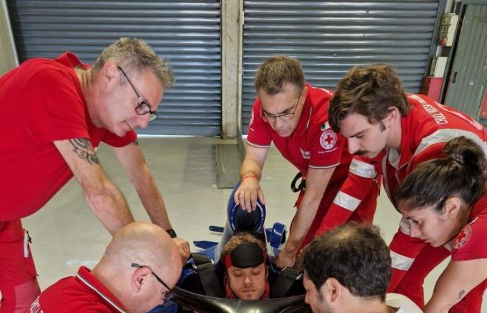 ACI Sport – Premier jour du cours de désincarcération sur F1 et GT à Monza. Leçon pour CPC et CPR à Udine