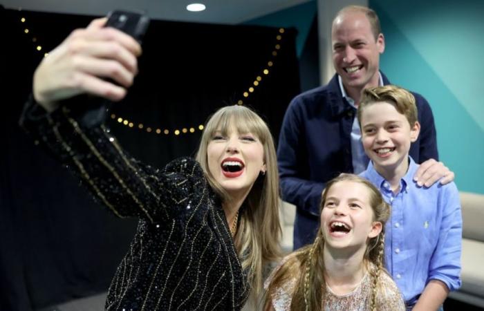 Taylor Swift et le selfie royal avec le prince William, Charlotte et George