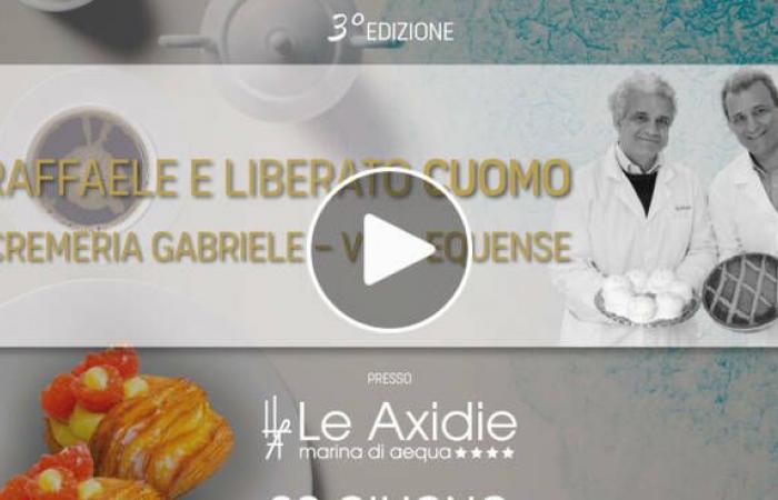 Grand succès de Colazione d’Autore chez Axidie avec Liberato et Raffaele Cuomo de Cremeria Gabriele