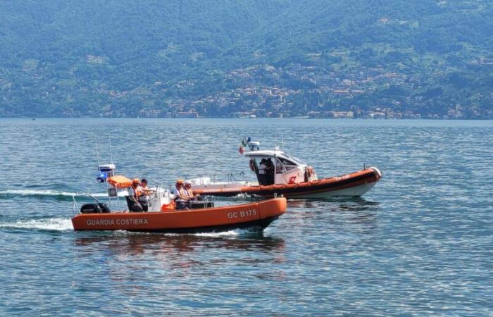 Lac de Côme: activités de sauvetage menées hier par les garde-côtes