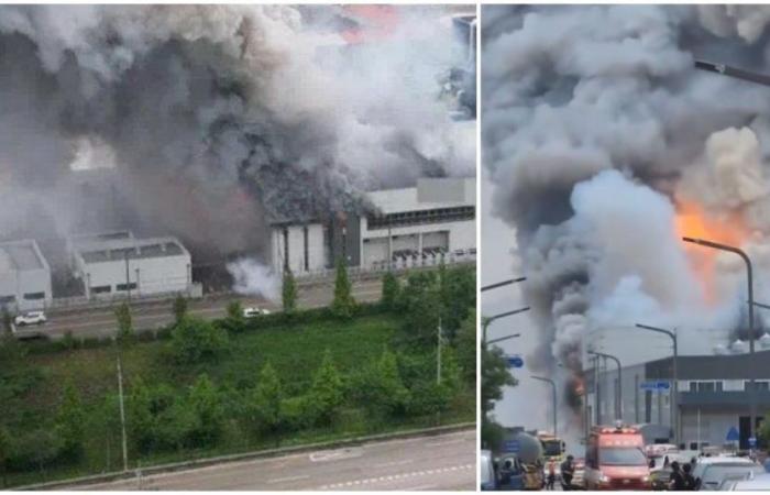 Un incendie détruit une usine de batteries au lithium en Corée du Sud : 22 personnes tuées