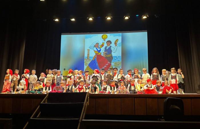 Lamezia, spectacle de fin d’année “Usages, Coutumes et Traditions de notre Terre” de l’école maternelle privée