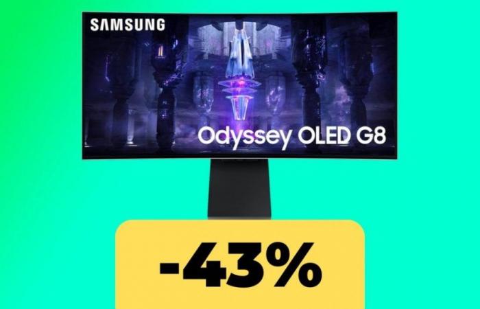 Samsung Odyssey G8, le meilleur moniteur de jeu à un prix incontournable sur Amazon Italie