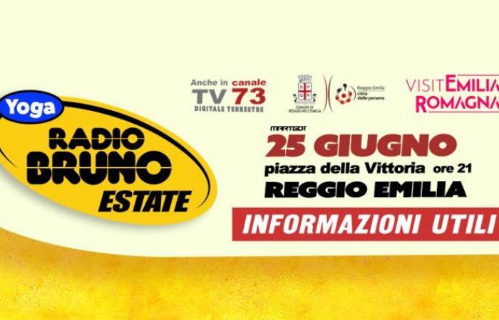Yoga Radio Bruno Été 2024 – Reggio Emilia : toutes les informations utiles