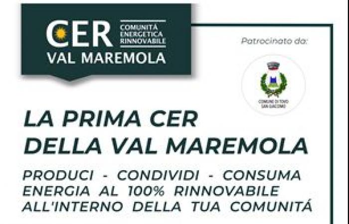 La communauté des énergies renouvelables du Val Maremola se présente à une réunion publique à Tovo San Giacomo