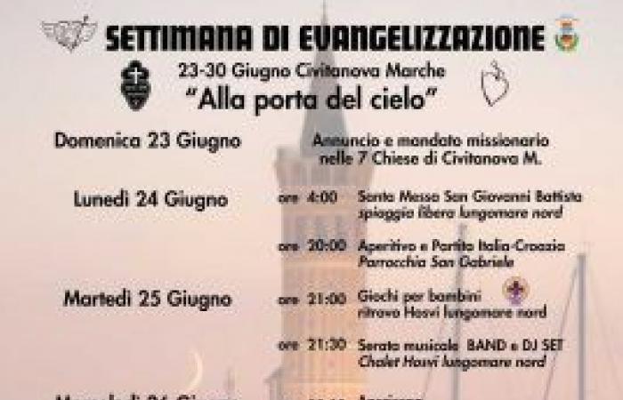 Fermo, la semaine d’évangélisation a commencé hier à Civitanova Marche