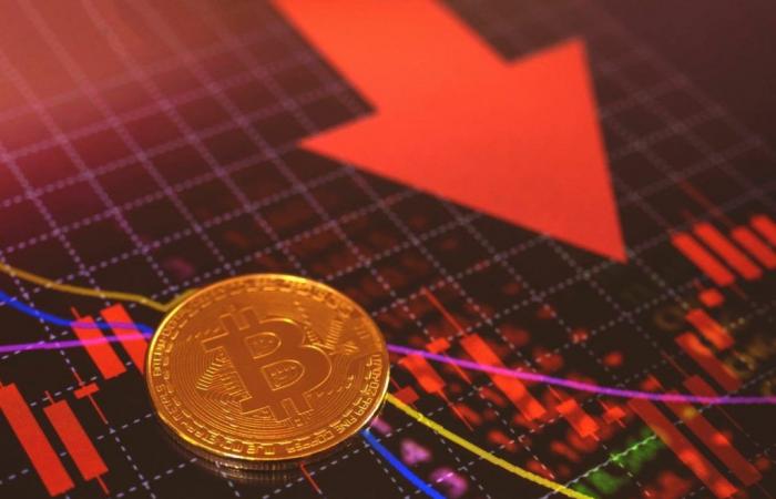 Bitcoin s’effondre vers 62 000 $ : la pression de vente augmente