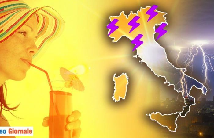 Météo en Italie, prévisions saisonnières erronées, ce sera l’été par à-coups également en juillet et août