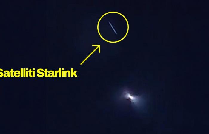 Les étranges lumières repérées dans le ciel du sud de l’Italie n’étaient pas des extraterrestres, mais un lancement Starlink