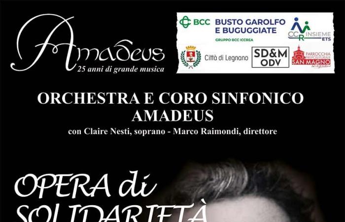 Opera di Solidarietà revient à Legnano: concert-bénéfice à l’occasion du centenaire de Giacomo Puccini