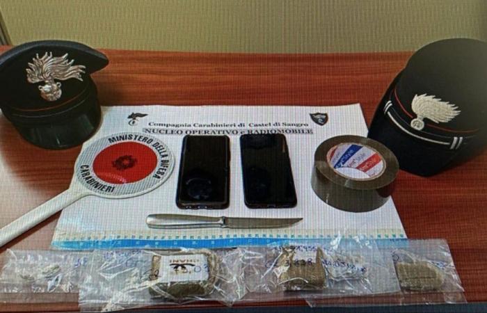 Deux jeunes arrêtés alors qu’ils arrivaient de Campanie avec 150 grammes de haschisch destinés à la vente