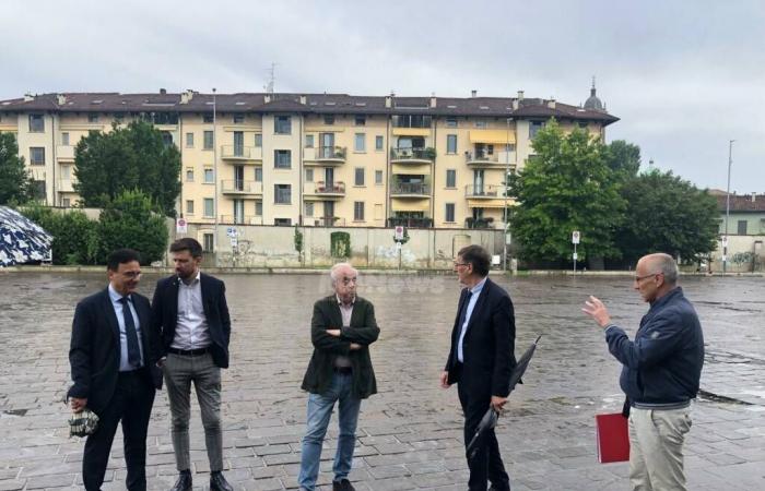 Les travaux de réaménagement de la Piazza Cambiaghi à Monza ont commencé : nouveaux espaces verts et vidéosurveillance