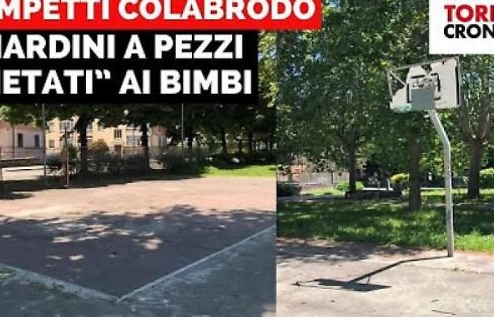 Terrains de basket et de volley en morceaux, les jardins sont interdits aux enfants – LA VIDÉO – Turin News