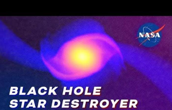Un trou noir avale huit étoiles, regardez la vidéo (chair de poule) publiée par la NASA