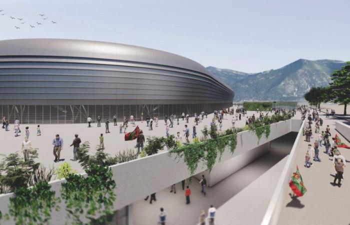 Un nouveau stade à Terni entre espaces verts et développement urbain