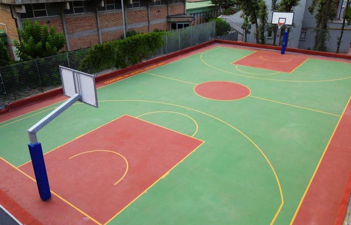 Coupe du ruban au nouveau terrain de basket de Porto S. Stefano – Grosseto Sport