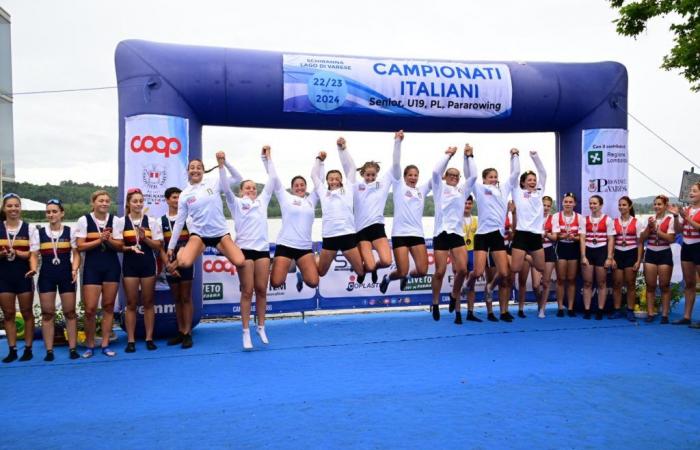 Côme : Tricolore tricolore pour Canottieri Lario aux championnats d’Italie à Varese