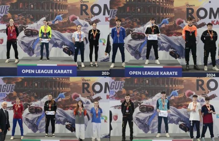 Karaté. Six médailles pour le Karate Club Savona à l’Open League de Rome – Svsport.it
