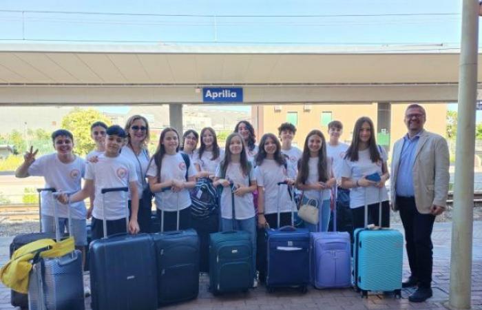 Les garçons de la chorale d’enfants de l’Institut Pascoli d’Aprilia ont été choisis par le Ministère de l’Éducation pour participer au G7 de Trieste