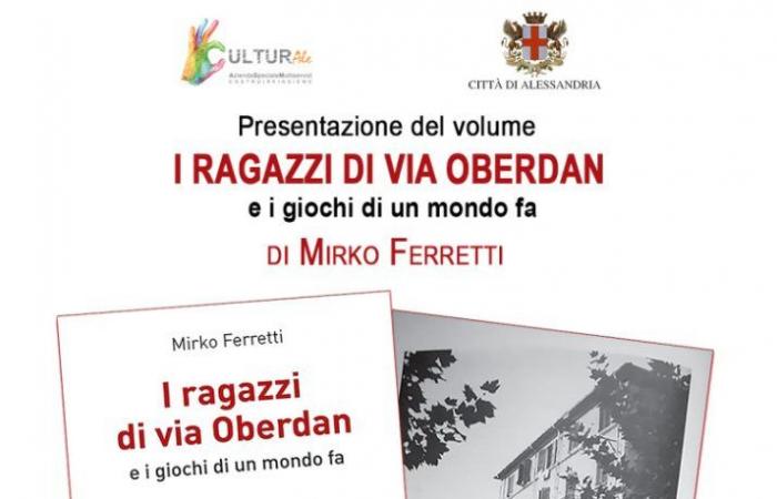 Vendredi 28 juin au Palazzo Cuttica présentation du livre de Mirko Ferretti “« Les garçons de Via Oberdan et les jeux d’il y a un monde »