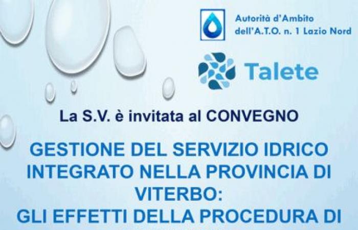 Conférence sur la gestion du service intégré de l’eau dans la province de Viterbe