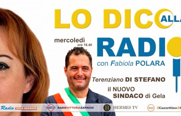 Terenziano Di Stefano, nouveau maire de Gela, aujourd’hui dans Je le dirai à la radio – il Gazzettino di Gela