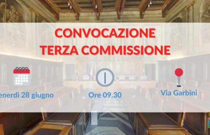 Commune de Viterbo Troisième réunion de la commission le 28 juin