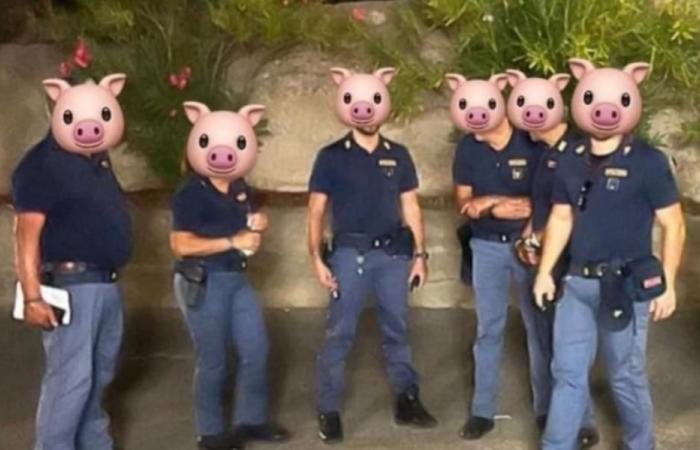 Le rappeur en concert à Corigliano Rossano compare les policiers à des cochons : selon le juge, ce n’est pas un crime