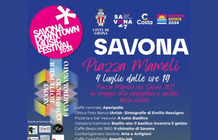 Savona Down Town 2024 aura les activités de la Piazza Mameli