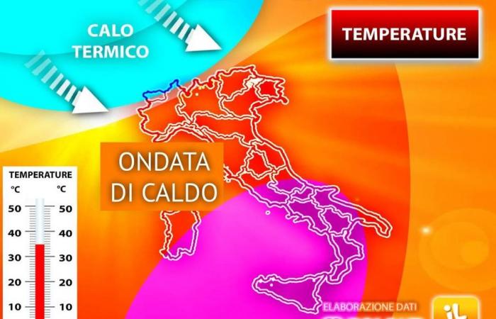 Températures, flambée de chaleur africaine imminente à travers l’Italie ; Voyons combien de temps ça va durer
