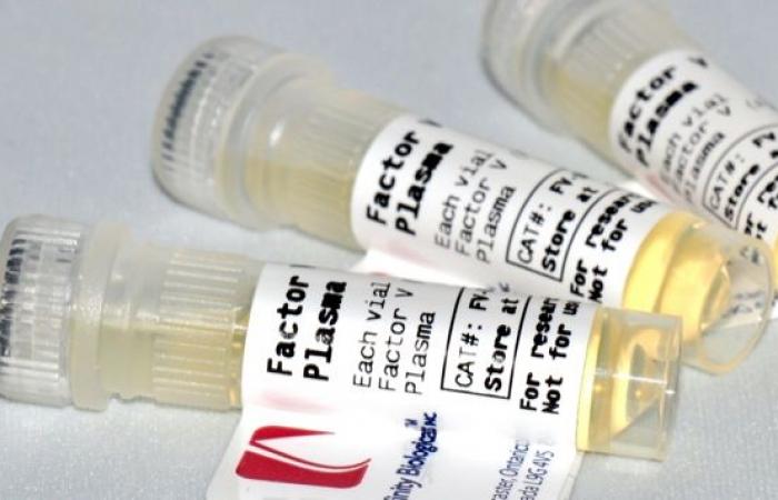 Médicaments produits à partir de dons de plasma, ressources de 377 mille euros allouées aux entreprises de santé