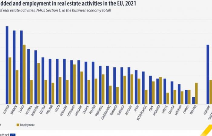 Combien y a-t-il d’entreprises dans le secteur immobilier de l’UE et quelle est leur valeur — idéalista/news
