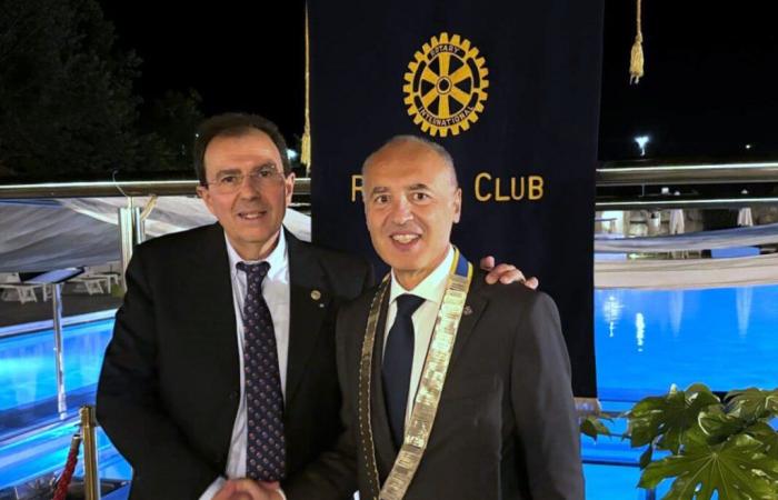 Remise du Rotary Club Faenza : Scipione de Leonardis est le nouveau président