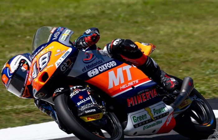 Moto3, l’Espagnol Ortolà mène les essais libres du GP des Pays-Bas. Septième Stefano Nepa