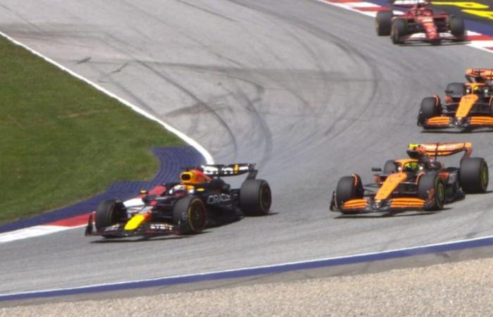 Verstappen remporte la Course Sprint du GP d’Autriche, Piastri devant Norris : course anonyme pour Ferrari