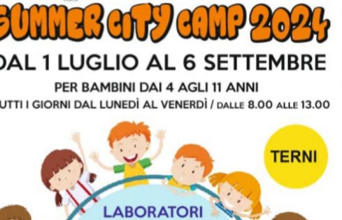 Terni, Summer City Camp 2024 de juillet à septembre