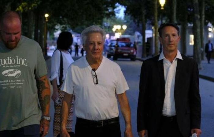 Dernières prises en ville pour le film avec Dustin Hoffman : tournage sur la Piazza Antelminelli et San Salvatore