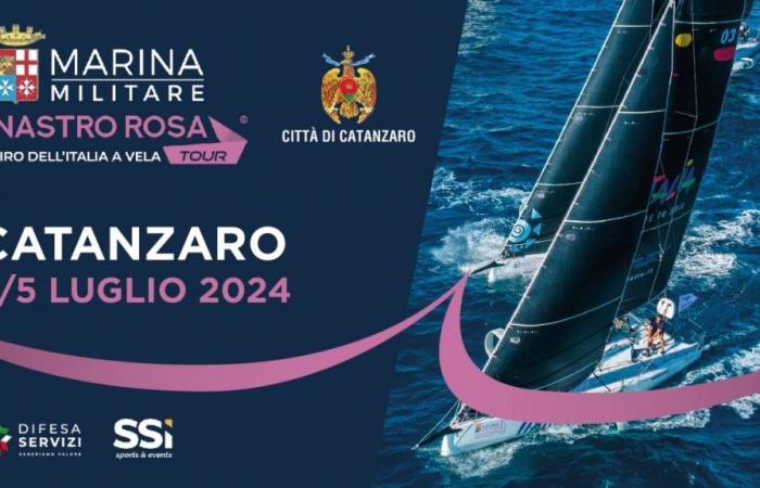 A Catanzaro tout est prêt pour le Nastro Rosa Tour, le Giro d’Italia sur un voilier organisé par la Marine