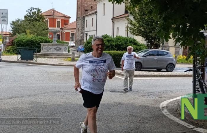 Le relais, parti hier, est de retour à Gaglianico PHOTO et VIDEO – Newsbiella.it