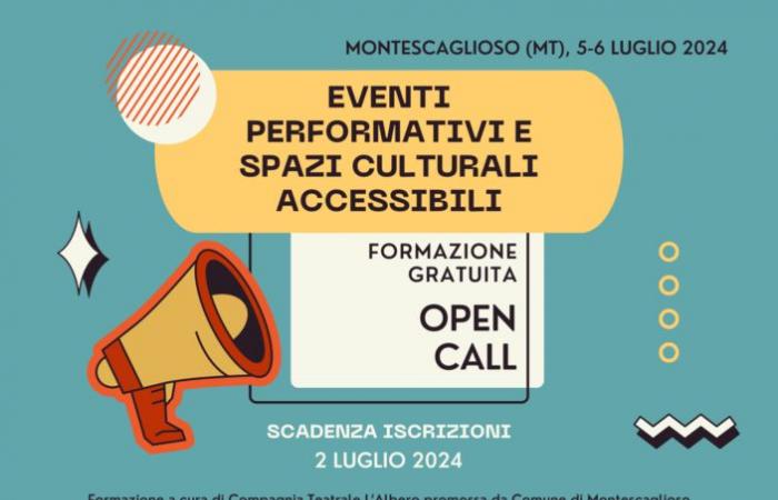 À Montescaglioso, un événement de formation sur l’accessibilité des événements et des lieux culturels