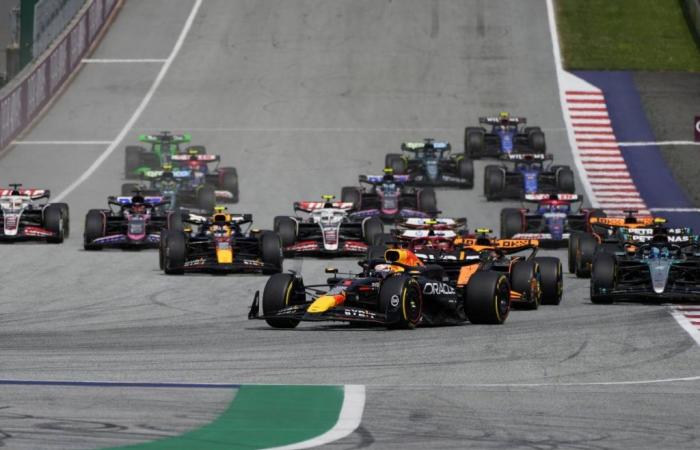 F1, chaos en Autriche : Verstappen élimine Norris, Russell gagne. Sainz 3ème, Leclerc seulement 11ème
