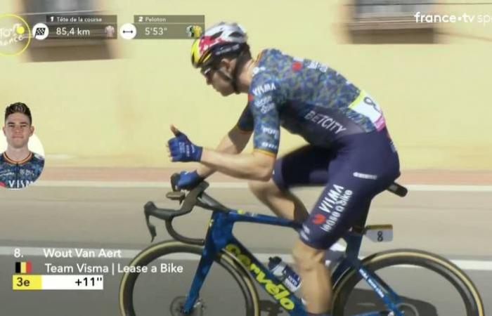 Tour de France, Pogacar prend le maillot jaune à Bologne mais Vingegaard est là. Vauquelin gagne