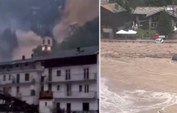 Inondations, glissements de terrain et coulées de boue : le mauvais temps frappe le Piémont et la Vallée d’Aoste