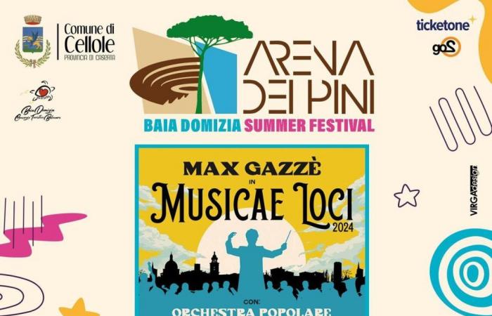 Max Gazzè en concert à l’Arena dei Pini de Baia Domizia
