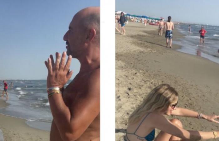 Chiara Ferragni surprise sur la plage. Passant : « Savez-vous ce qui est bon pour vous ? et elle répond tout de suite – Vidéo