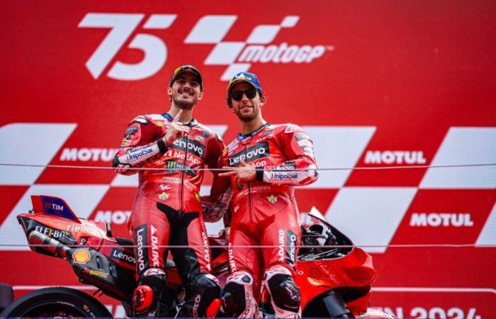 Ducati conquiert Assen avec la victoire de Bagnaia et Bastianini 3ème – MotoriNoLimits