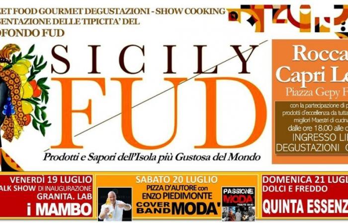Capri Leone : du 19 au 21 juillet le « Sicily Fud » revient sur la Piazza Gepy Faranda