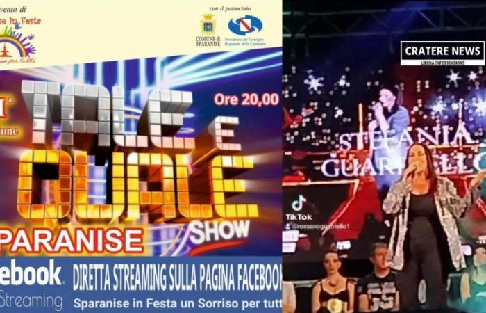 SPARANISE / TEANO – Sédition « Tale e Quale Sparanise Show » II, succès pour les Sidici Stefania Guarriello