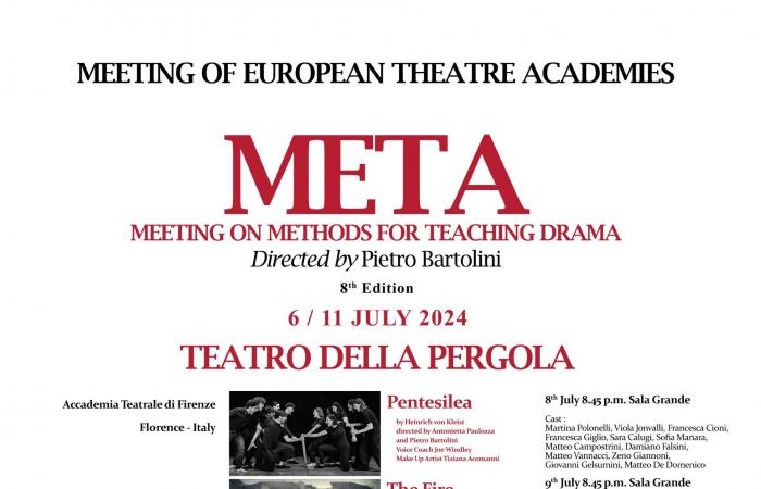 Florence, huitième édition du Meta Festival au Teatro della Pergola